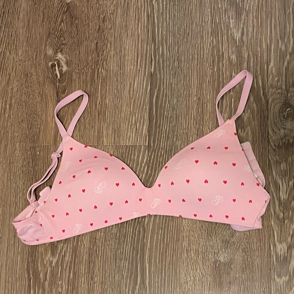 Pink Victoria’s Secret wireless bra